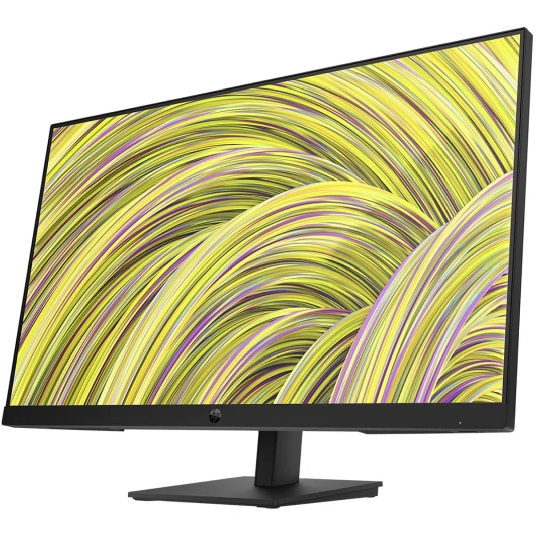 HP P27H G5 27 '' IPS Full HD 75Hz Anti -Glare Low Blue Light Display Port & HDMI & VGA واجهة مع ارتفاع ومكبرات الصوت - أسود - أسود