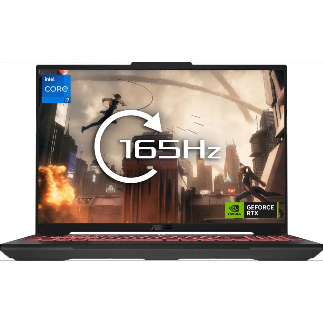 ASUS NEW TUF F16 (2024) FX607JV 13Gen Intel Core i7 13650HX 14-Cores w/ Nvidia RTX 4060 8GB DDR6 & 16" IPS 165Hz Display (Customized) - Mecha Gray