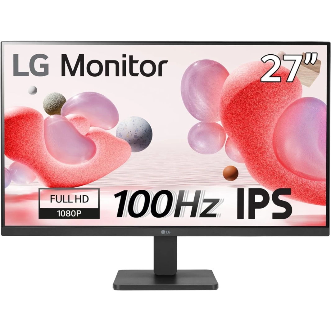 LG 27MR400 27" IPS Full HD 100Hz Borderless Design Enhanced Eye Protection AMD FreeSync HDMI & VGA Interface - Black