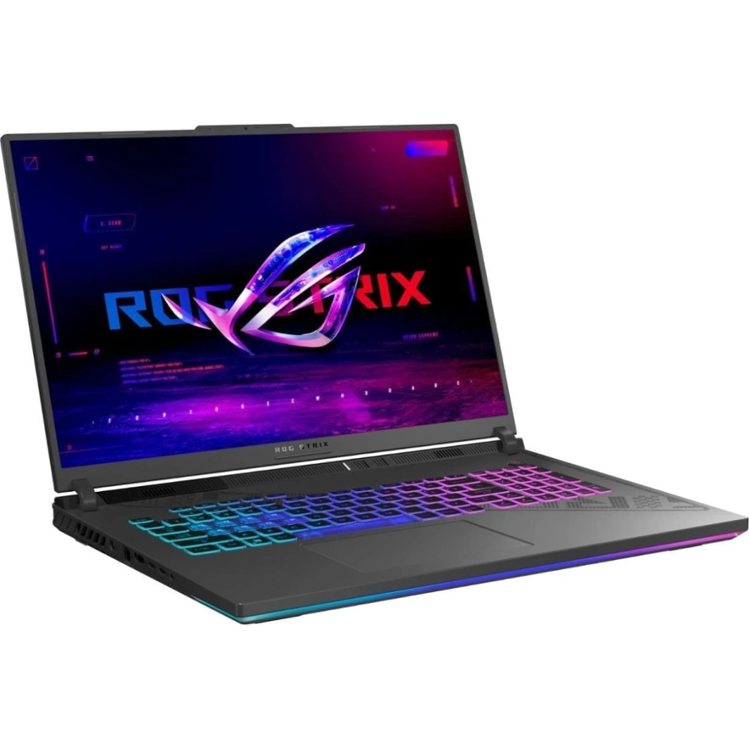 ASUS ROG Strix G18 (2024) G814JVR NEW 14GEN Intel Core I9 14900HX 24 CORES W/ NVIDIA RTX 4060 8GB DDR6 & 18 "2.5K IPS 240Hz - عرض - رمادي.