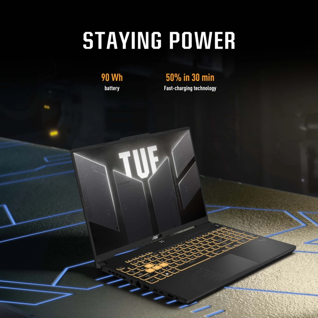 ASUS TUF A16 Gaming (2024) FA607PV NEW 7Gen AMD Ryzen 9 7845HX 12-Cores w/ Nvidia RTX 4060 8GB & IPS 165Hz Display