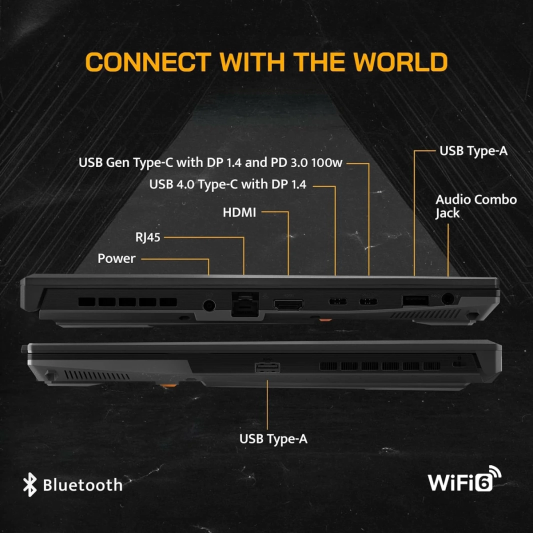 ASUS TUF A16 Gaming (2024) FA607PV NEW 7Gen AMD Ryzen 9 7845HX 12-Cores w/ Nvidia RTX 4060 8GB & IPS 165Hz Display
