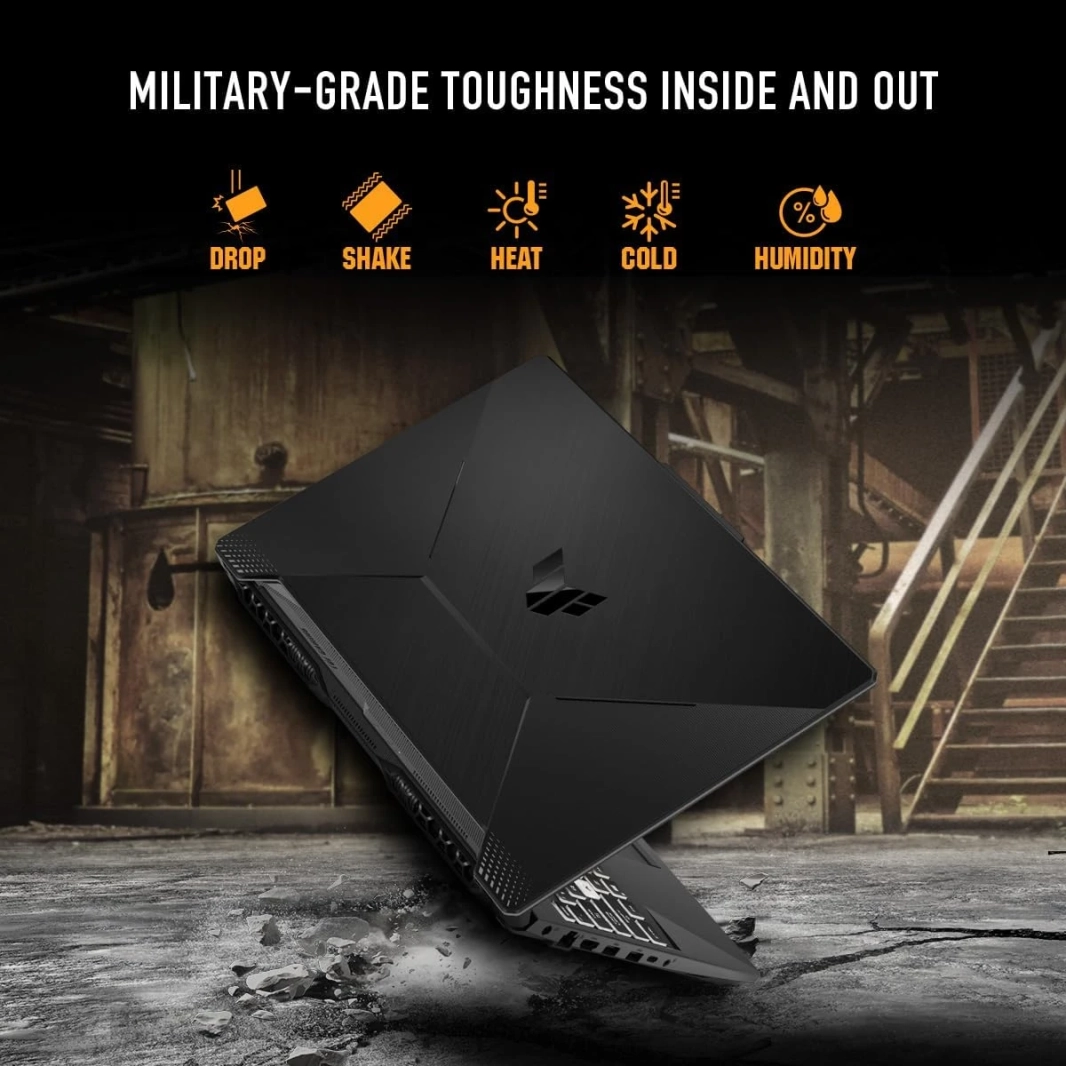 ASUS TUF Gaming A15 (2024) FA506NF NEW 7GEN AMD RYZEN 5 6 CORES W/ NVIDIA RTX 2050 4GB & 144Hz Display - Mecha Gray