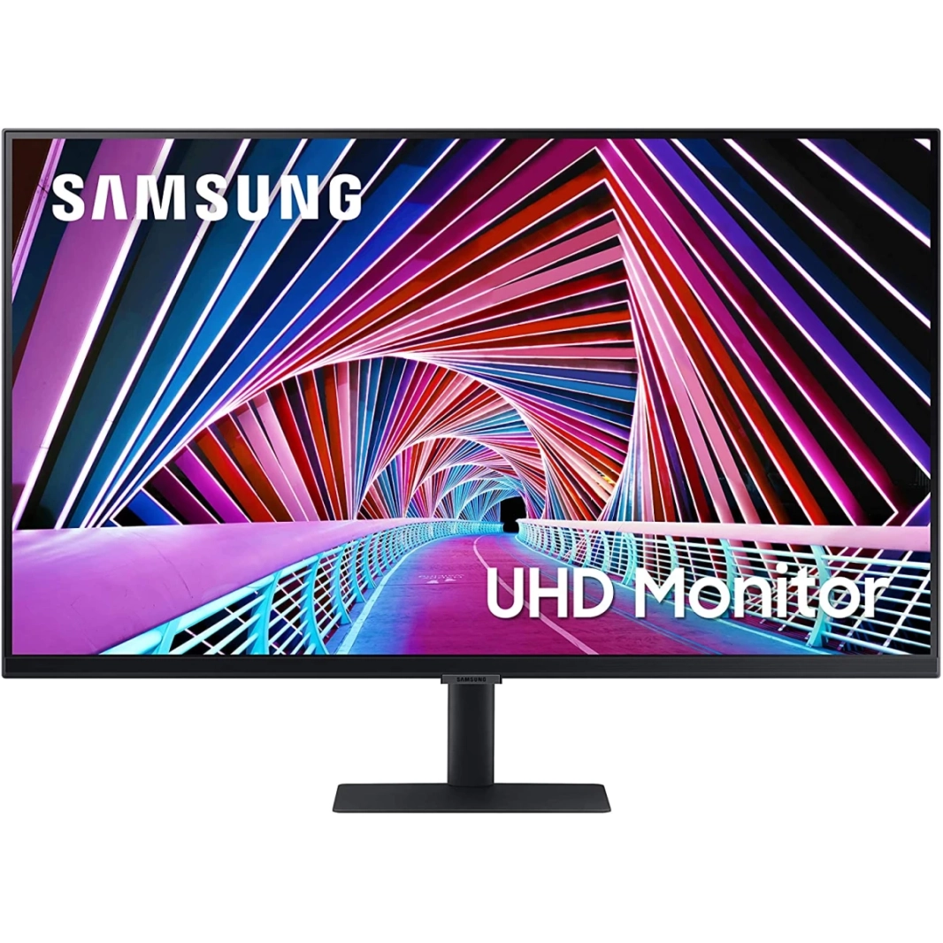 Samsung 32 "S70A 4K UHD HDR10 3SIDED DESICE DESICE SMITLY CARE - Black