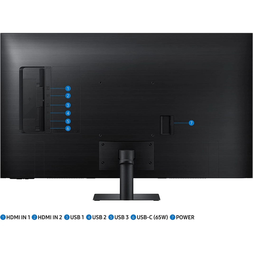Samsung 43 "M70 4K UHD HDR10 DO-IT-ALL SMART MOONTION & PROMMERING TV SPEALES & REMOTE