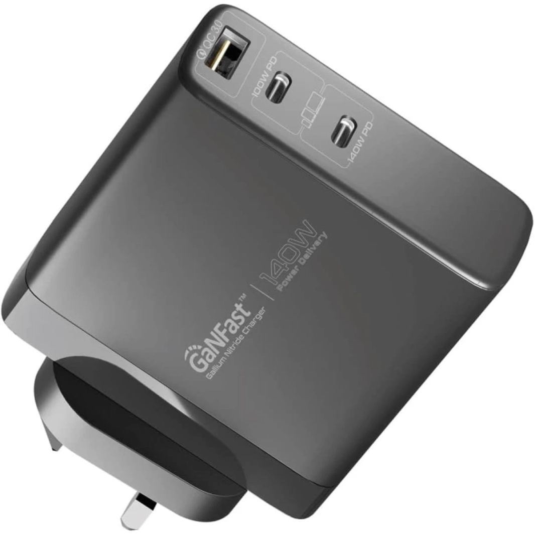 PROMATE GANCHARGE-140W 140W USB-C GAN ACRGER مع 140W TYPE-C POWERN