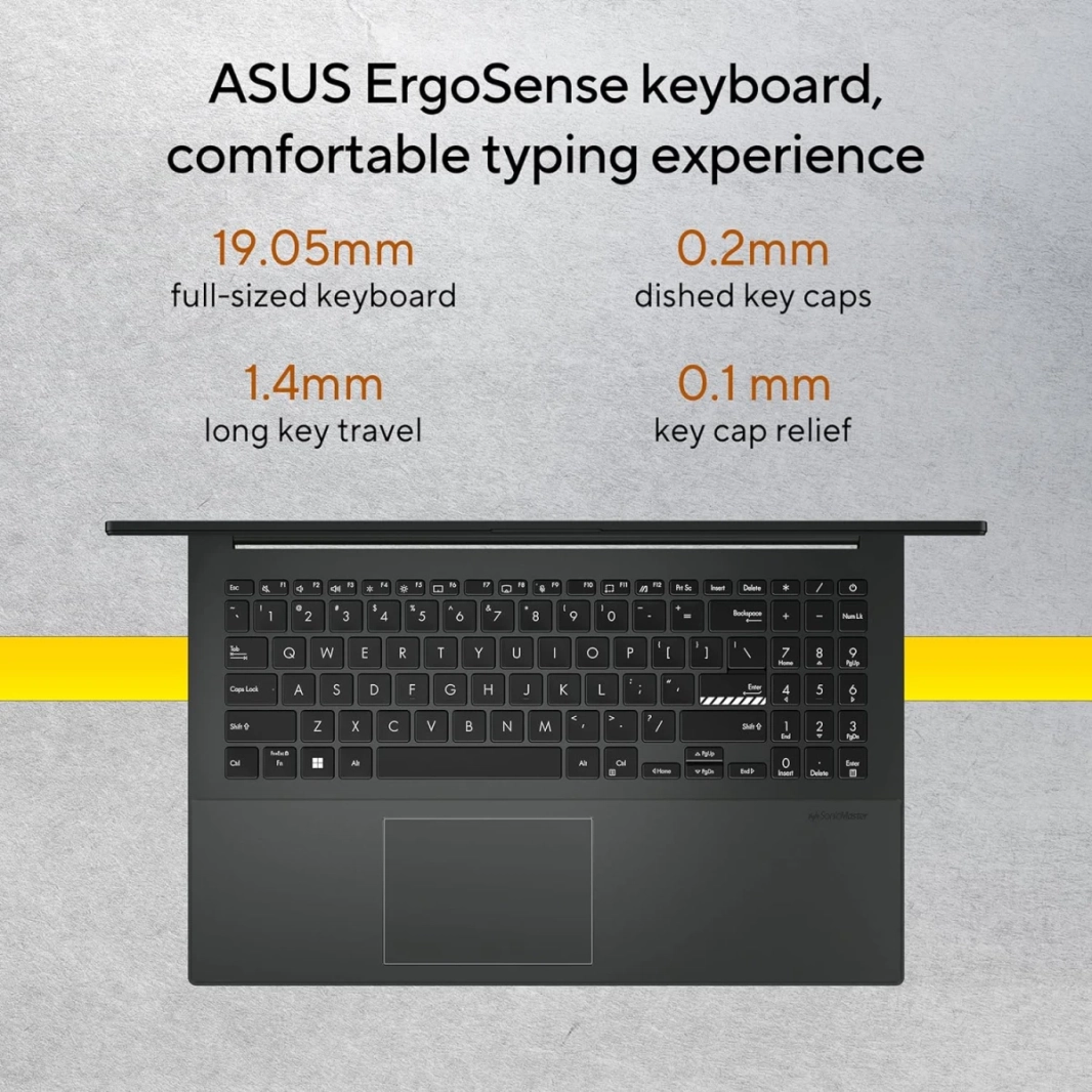 ASUS Vivobook 15 E1504FA (2023) NEW 5GEN AMD RYZEN 5 4 CORES LIGHT & SUMPACT W/ FASTRIC و DDR5 MEMIME