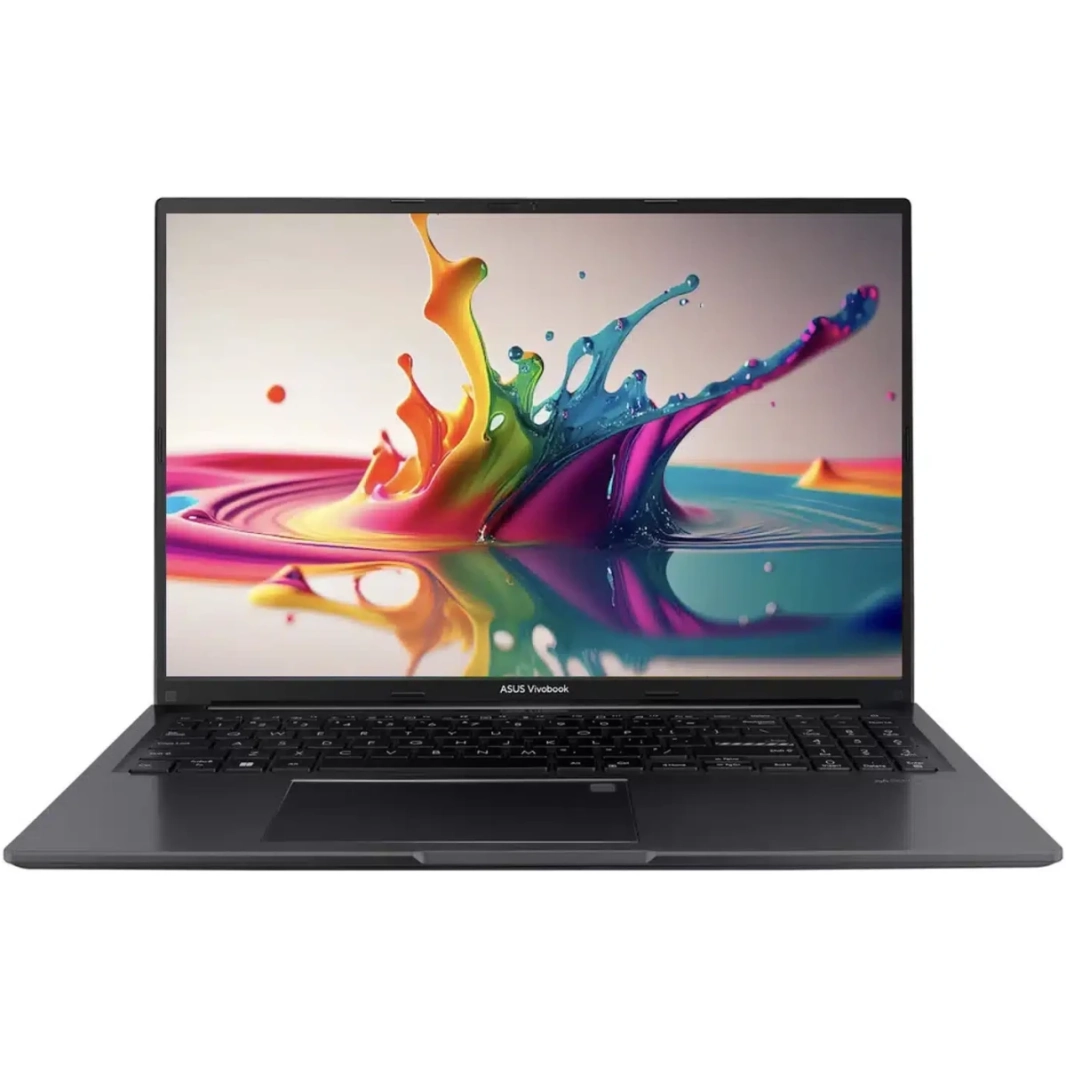 Asus vivobook 16 (2023) M1605XA New Gen Amd Ryzen 9 7940HS 8 cores w/ معالج عالي الأداء وذاكرة DDR5-أسود