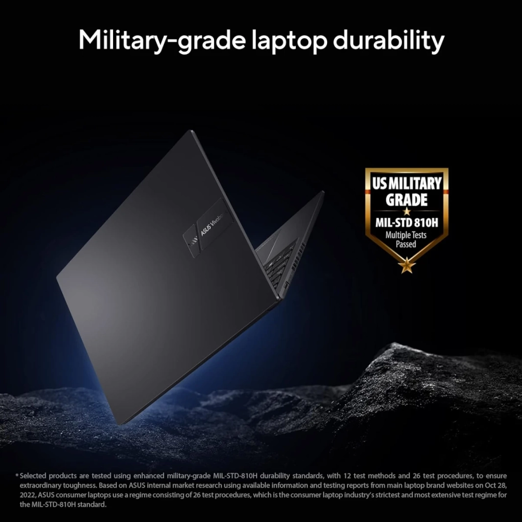 Asus vivobook 16 (2023) M1605XA New Gen Amd Ryzen 9 7940HS 8 cores w/ معالج عالي الأداء وذاكرة DDR5-أسود