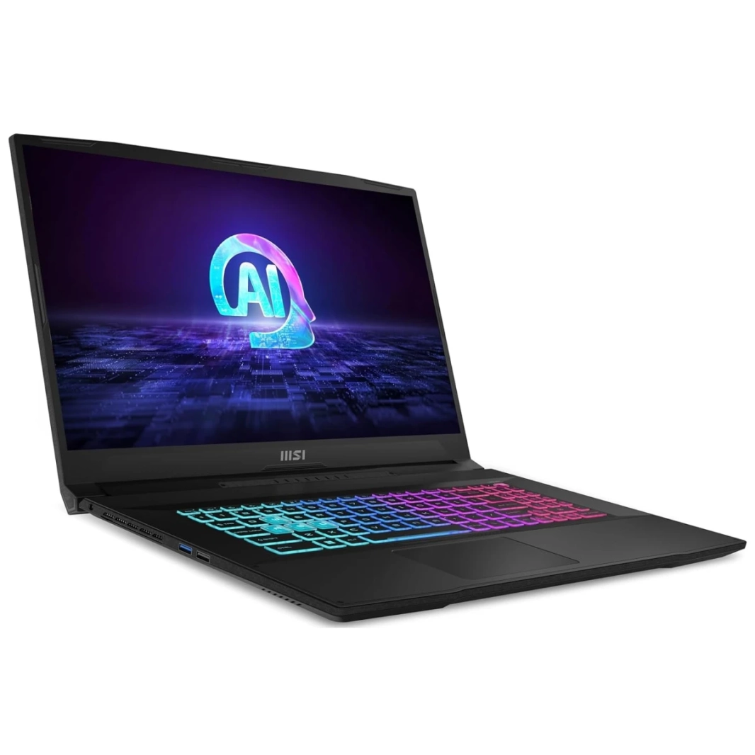 MSI Katana A17 AI (2024) NEW 8Gen AMD Ryzen™ 9 8945HS 8-Cores AI-Enabled Experiences w/ Nvidia RTX 4070 8GB DDR6 & 144Hz Display - Black