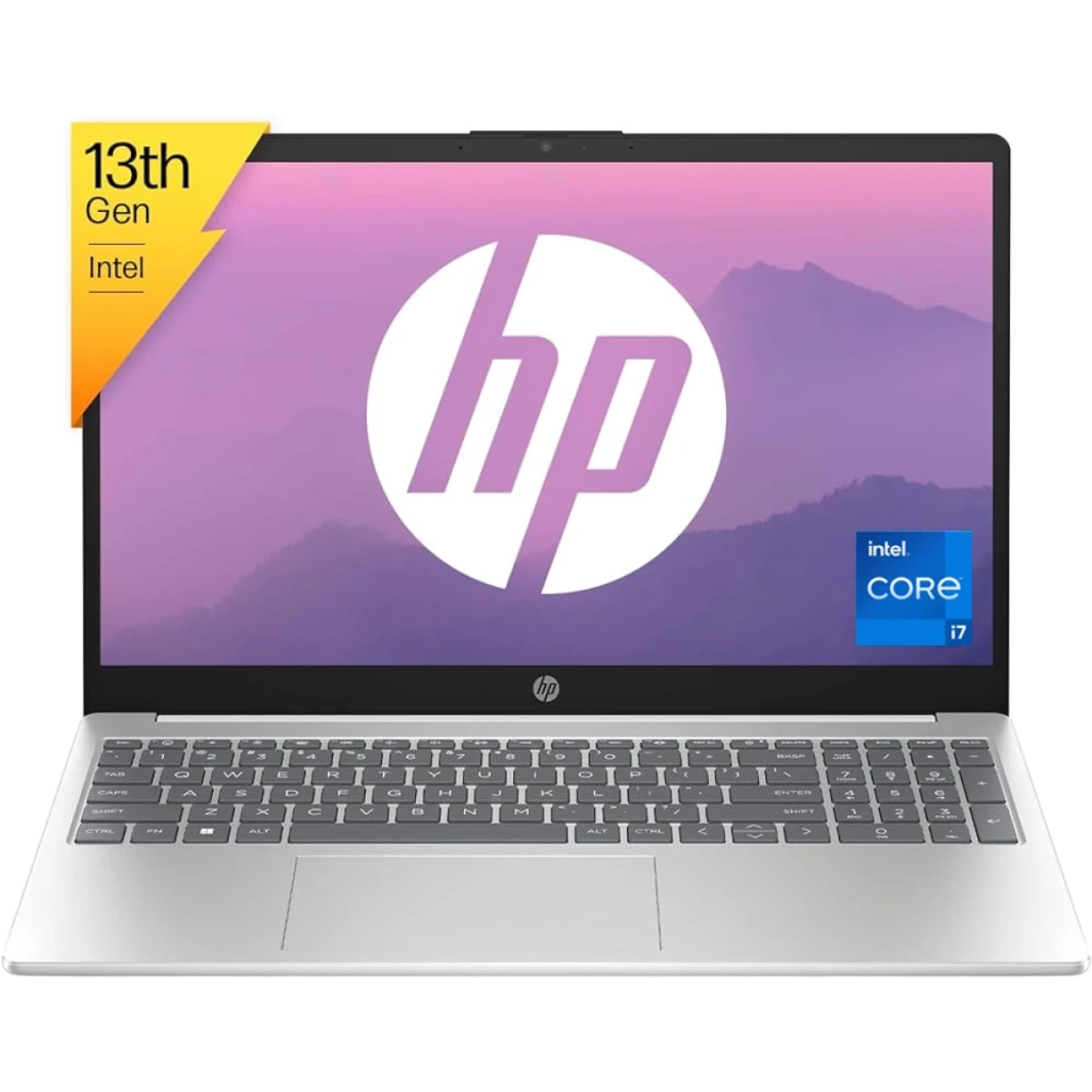 HP LAPTOP 15-FD0022NE (2023) NEW 13th Gen Intel Core i7 10-Cores Slim Design W/ IPS Full HD Display-Silver