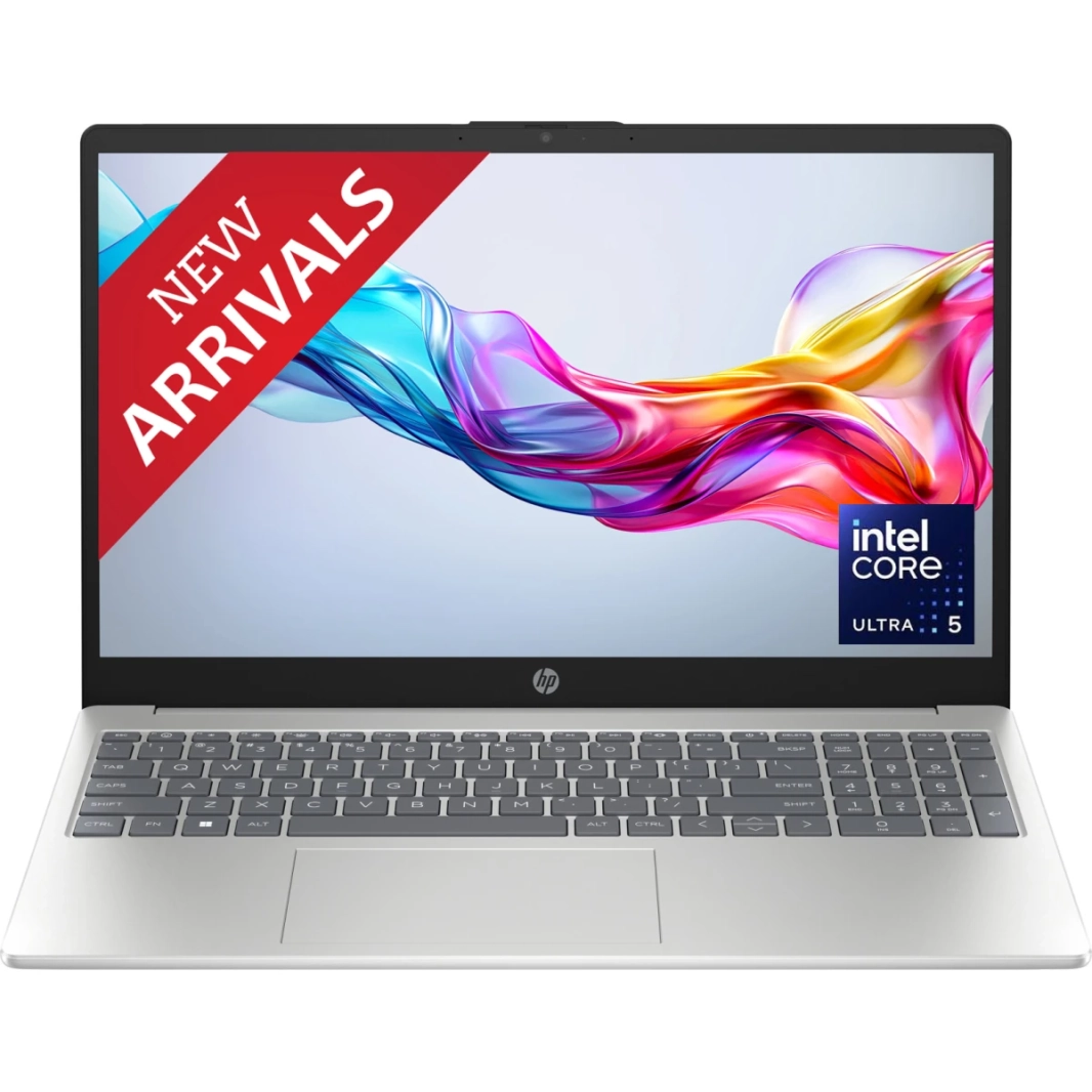 HP LAPTOP 15-FD100 (2024) Intel Core New Ultra 5 125H 14-CORES W/ GRASTS عالية الأداء و Intel® ARC ™-رمادي