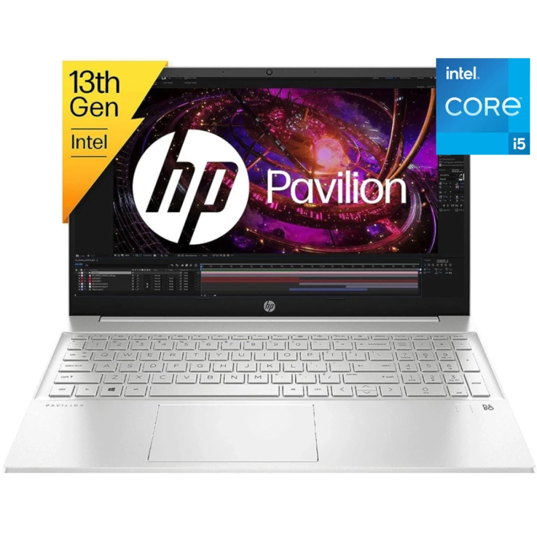 HP Pavilion 15-eg3001ne (2023) NEW Intel 13Gen Intel Core i5 10-Cores Aluminum w/ Full HD IPS Display & Backlit Keyboard - Silver