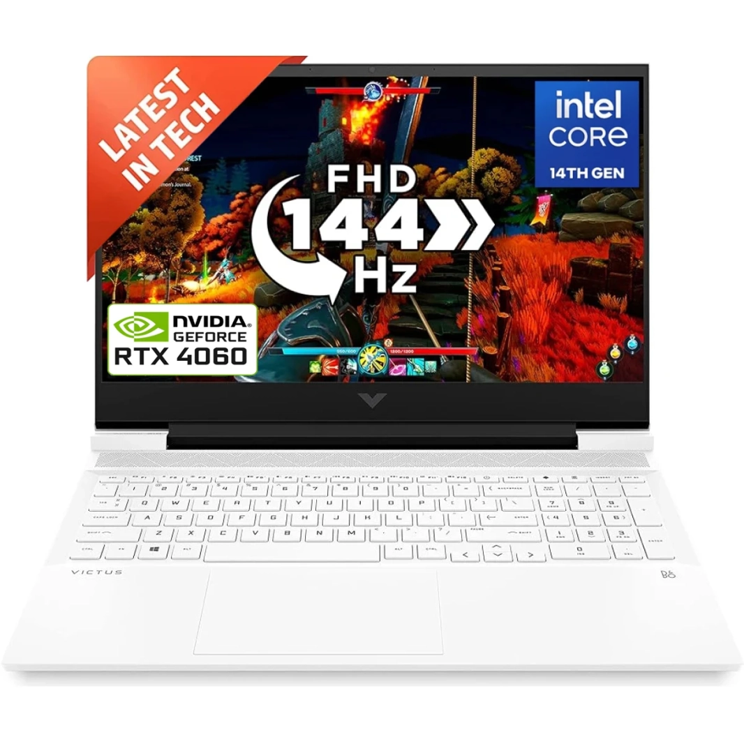 Victus by HP (2024) 16-R1026NE NEW 14GEN Intel Core I7 14650HX 16 CORES W/ NVIDIA RTX 4060 8GB & 144Hz-SERAMIC WHITE
