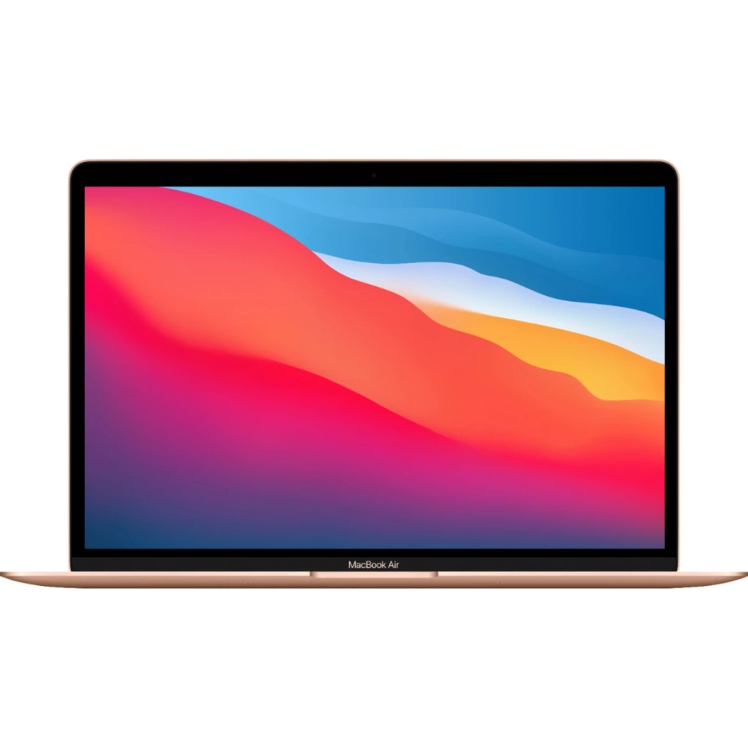 Apple MacBook Air 13 (2020) Apple M1 (256 جيجابايت/8 جيجا بايت) 8 - Core CPU و 7 - GPU Retina النغمة الحقيقية - الذهب