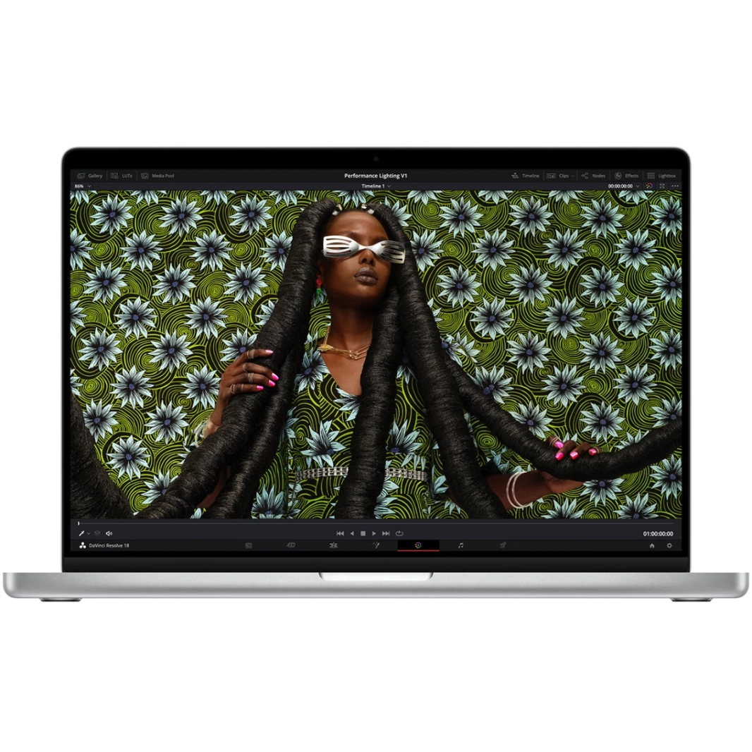 Apple MacBook Pro 14 (2023) Apple M2 Pro (512GB/16GB) 10 - CROE CPU و 16 -MCROE GPU RETINA XDR 120Hz - Silver