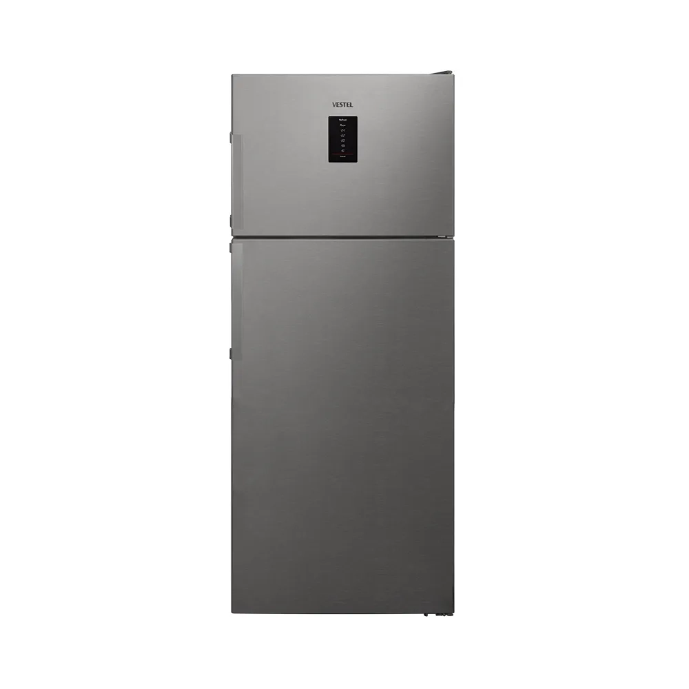 Vestel 510L Top Freezer Refrigerator Stainless Steel RM750TF3F-X
