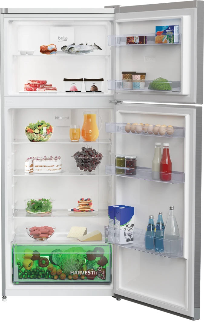 Beko Refrigerator 480 Liters Silver RDNE49HS
