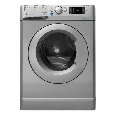 غسالة اندست 8 كيلو 1200 دورة سلفر XWE81283X