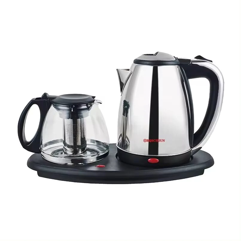 ابريق تسخين دبل ستانلس وزجاج BQSCHJUN BS-266