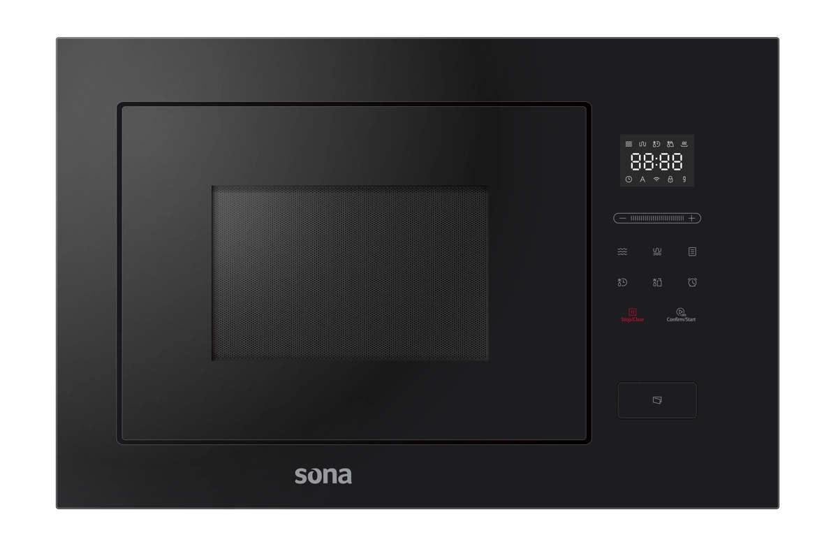Sona Built-in Microwave 30 Liters Black SMB30BKG