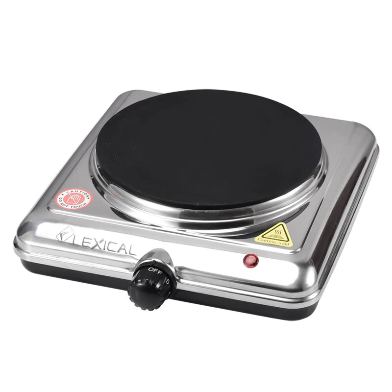 Lexical Single Burner Cooker 1500 Watt Silver LHP-2701