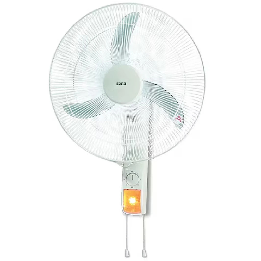 Sona Wall Fan 18 Inch 3 Speeds White