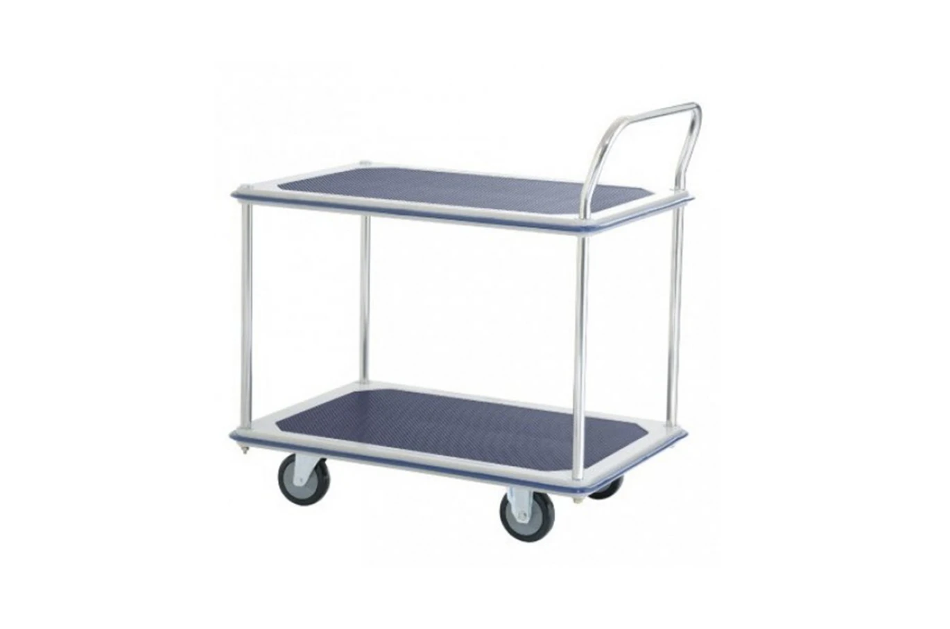 Two-Tier Steel Platform Truck-Single Handle 370 Kg