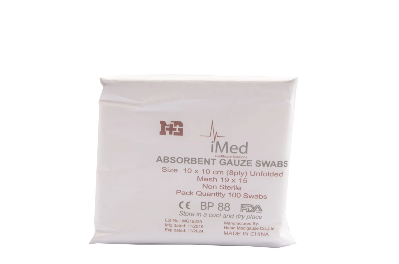 Gauze Swabs 10×10 cm