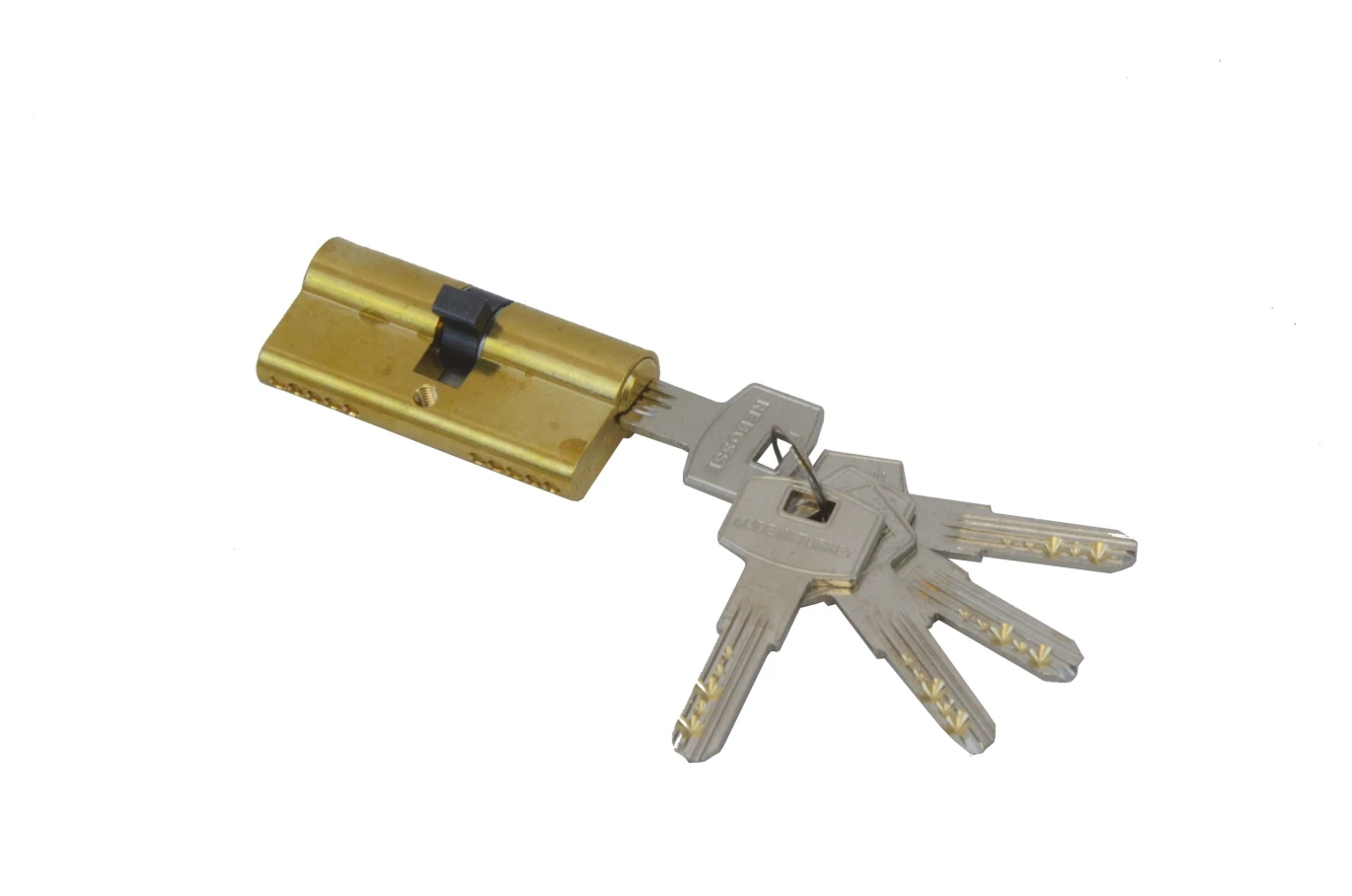 Door Cylinder Gold 7cm/Security Profile