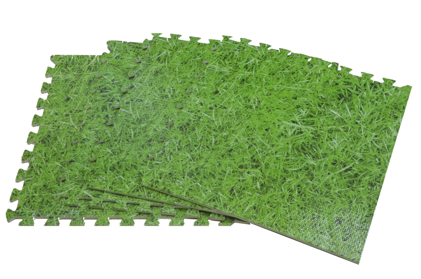 Foam Mats Set Grass Style 60*60cm