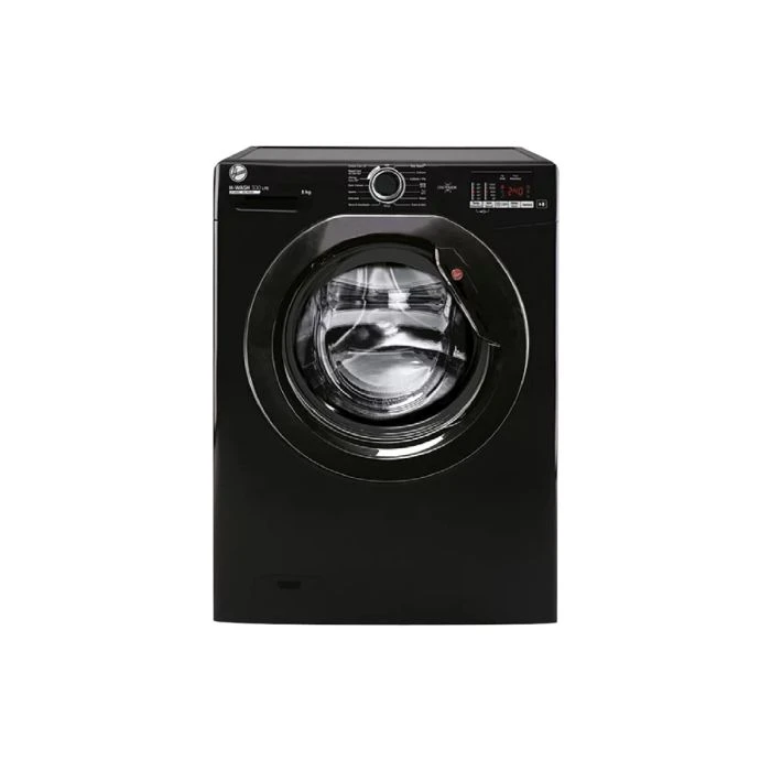 H3W 482DBBE-80 A+++غسالة هوفر 8 ك 1400 دورة 16 برنامج اسود