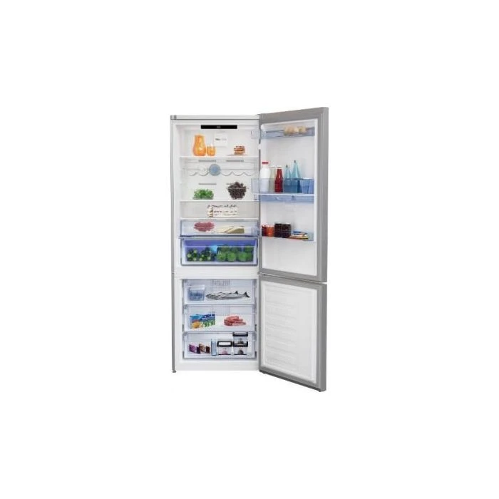 RCNE560E35ZXB A++ Beko Refrigerator 501 Liters Silver Energy Saving