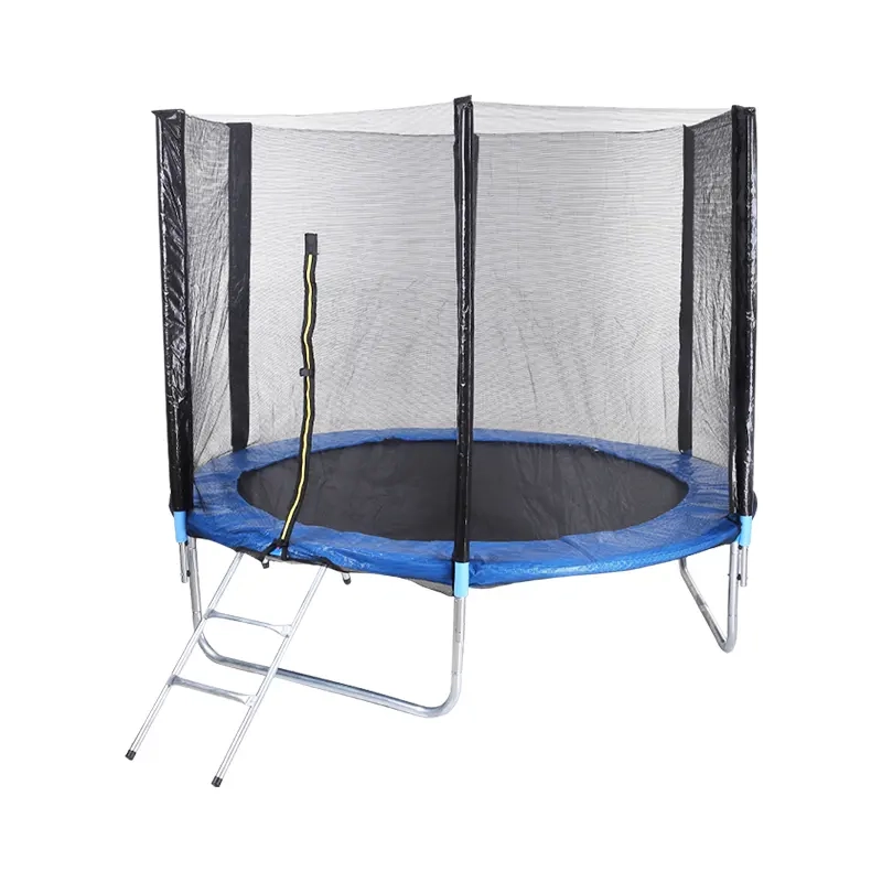 Trampoline with net