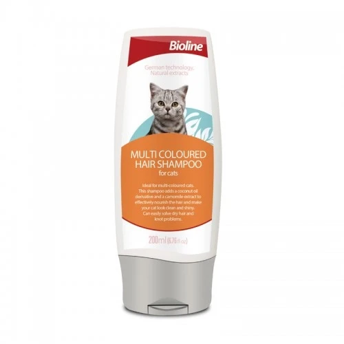 BIOLINE MULTI COLOURED HAIR SHAMPOO FOR CAT  - /