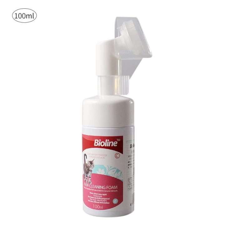 bioline paw cleaning foam cat  - /