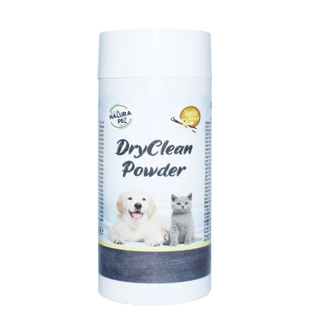 ECO NATURA PET DRY CLEAN POWDER VANILIA SCENTED 150 GR  - /150 gm