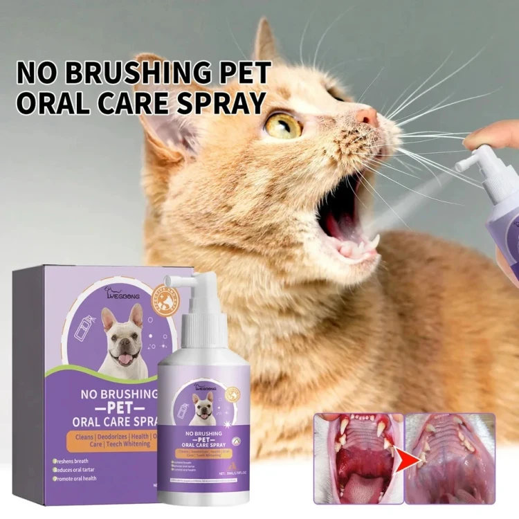 Mouthwash and teeth cleaning spray