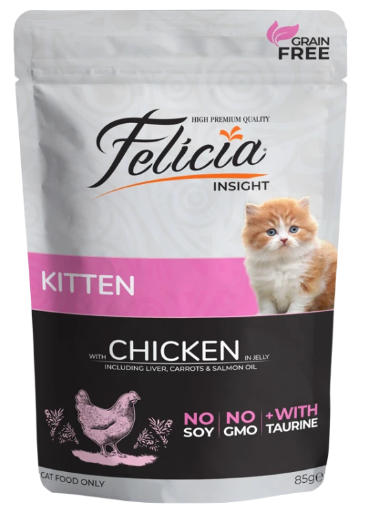 Paws Felicia All Types - Adult Salmon in Jelly