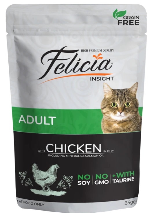 Paws Felicia All Types - Adult Salmon in Jelly