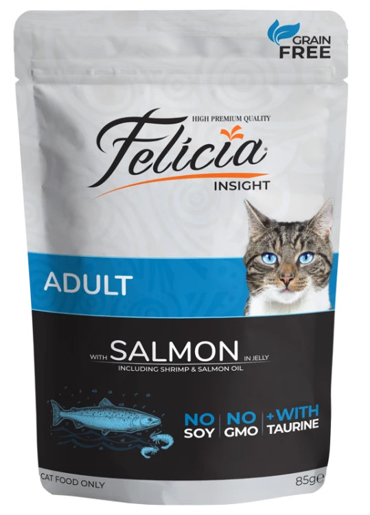Paws Felicia All Types - Adult Salmon in Jelly
