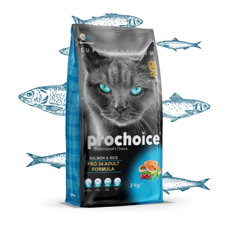 Brooches for adult cats fish - 2kg