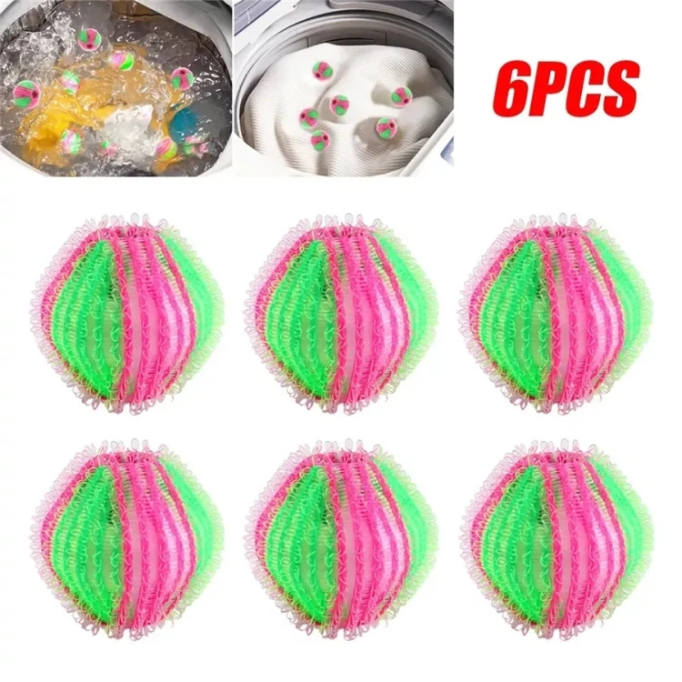 Laundry lint and hair remover balls  - /6pc