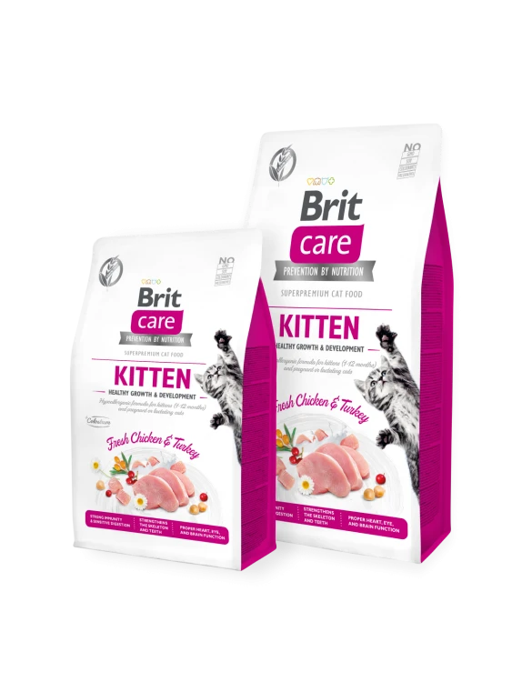 Brit Care Cat Grain-Free KITTEN HEALTHY GROWTH AND DEVELOPMENT - 400g