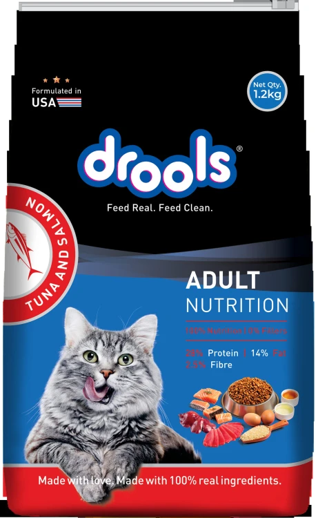 Drools Tuna & Salmon Adult Cat Food - 3kg