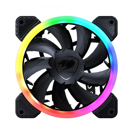 مروحة تبريد COUGAR VORTEX ARGB VK120 PWM HDB مع محامل هيدروليكية ديناميكية 3 في حزمة واحدة