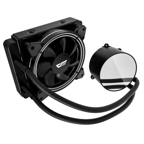 مبرد وحدة المعالجة المركزية السائل DARKFLASH SYMPHONY TR120 ARGB الكل في واحد مقاس 120 مم - أسود