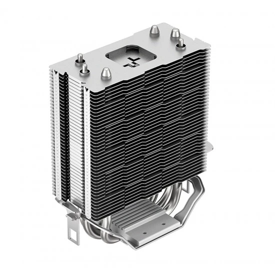 مبرد هواء وحدة المعالجة المركزية DEEPCOOL AG300 ذو 3 أنابيب حرارية ومطلي بالنيكل بالكامل ومروحة تبريد PWM لمقبس INTEL وAMD