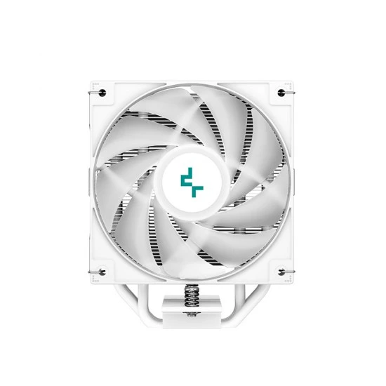 DEEPCOOL GAMMAXX AG400 WH ARGB WH SINGLE-TOWER 120MM STATIC ARGB FAN DIRECT TOUCH COPPER HEAT PIPES مبرد هواء وحدة المعالجة المركزية