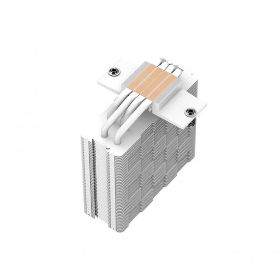 DEEPCOOL GAMMAXX AG400 WH ARGB WH SINGLE-TOWER 120MM STATIC ARGB FAN DIRECT TOUCH COPPER HEAT PIPES مبرد هواء وحدة المعالجة المركزية